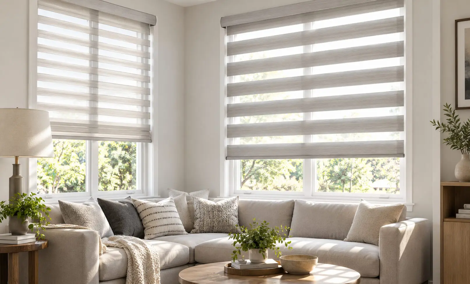 layered shades